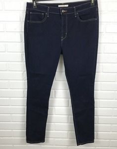 Levi's 721 High Rise Skinny Dark Wash Jeans